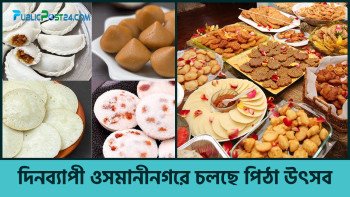 ওসমানীনগরে চলছে দিনব্যাপী  পিঠা উৎসব