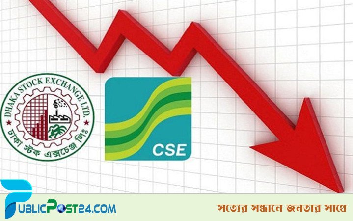 টানা ৫ কার্যদিবস পতনে শেয়ারবাজার
