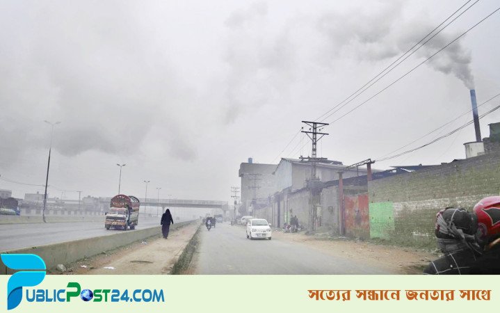 বায়ুদূষণ টানা শীর্ষে ঢাকা