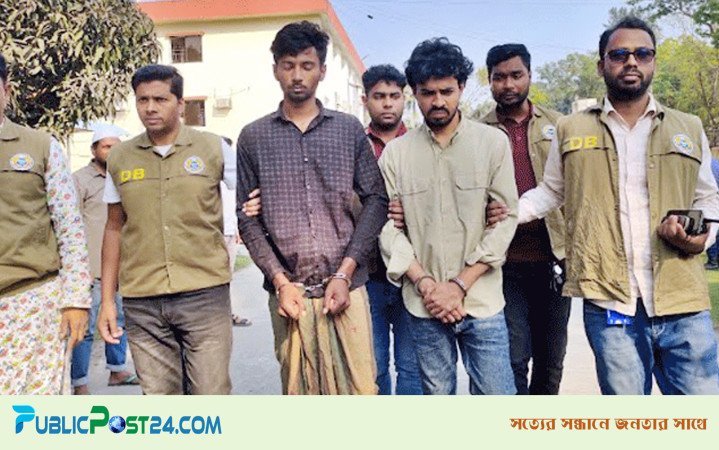 কাফির বাড়িতে অগ্নিসংযোগের ঘটনায় দুই ছাত্রলীগ কর্মী আটক