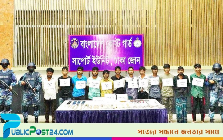 আগারগাঁওয়ে লাদেন গ্যাংয়ের ১২ সদস্য আটক