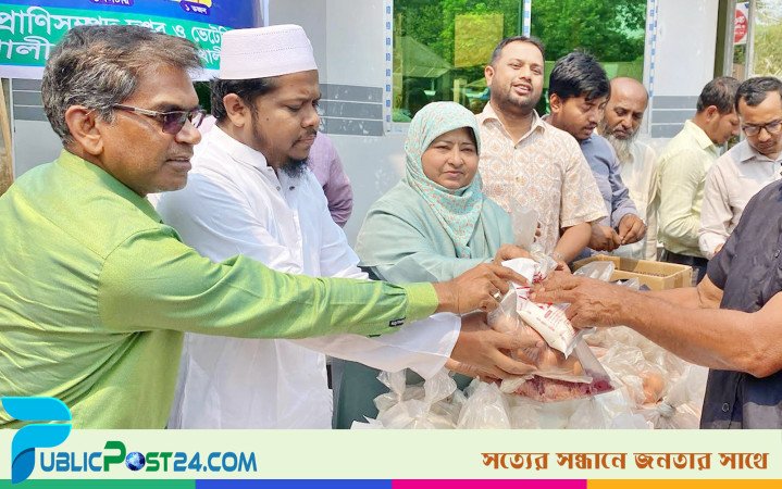 নোয়াখালীতে সুলভ মূল্যে ডিম-দুধ-মাংস বিক্রি শুরু