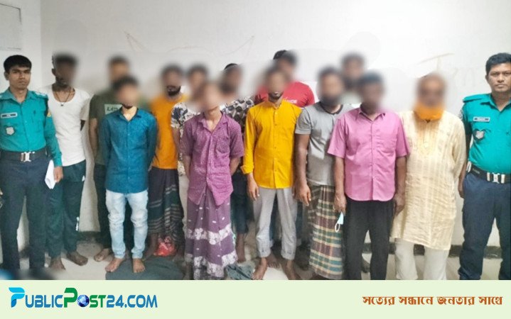 রাজধানীর ৩ থানায় ছিনতাইকারীসহ ৩৭ জন গ্রেপ্তার