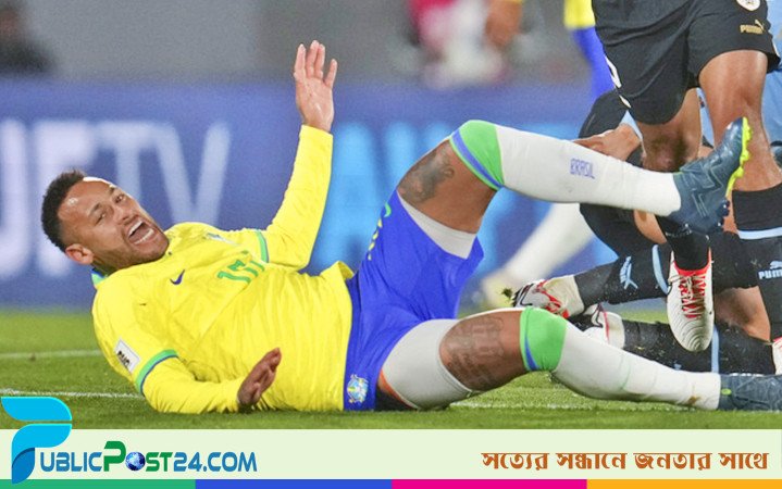 ১৬ মাস পর দলে ফিরে মাঠে নামার আগেই ছিটকে গেলেন নেইমার