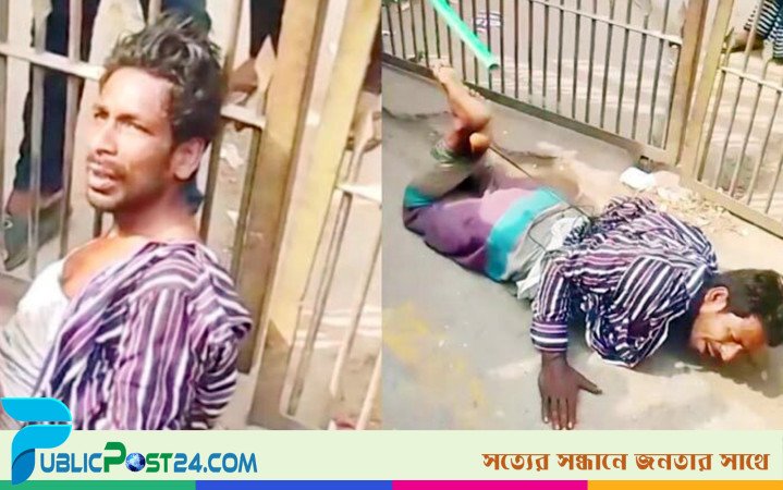 স্কুলছাত্রীদের উত্ত্যক্ত করায় যুবককে গণপিটুনি