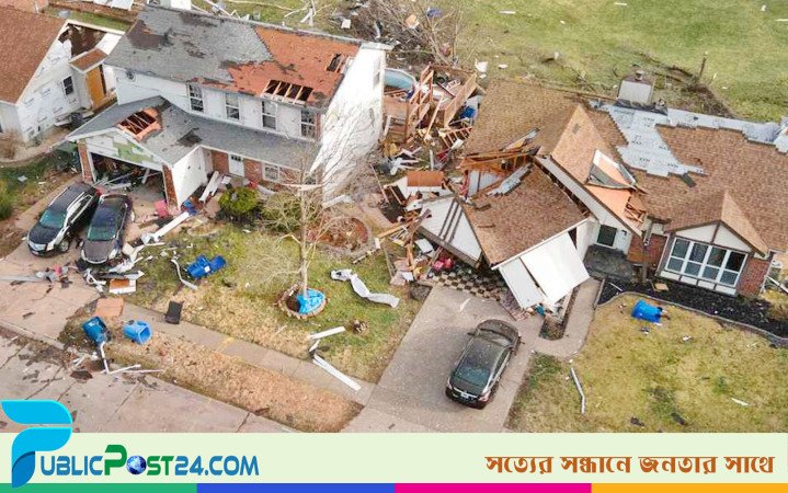 যুক্তরাষ্ট্রে শক্তিশালী টর্নেডোর তাণ্ডবে নিহত ৩৪