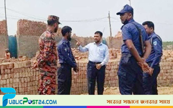 কুমিল্লায় অবৈধ পাঁচ ইটভাটা বন্ধ, ৫ লাখ টাকা জরিমানা