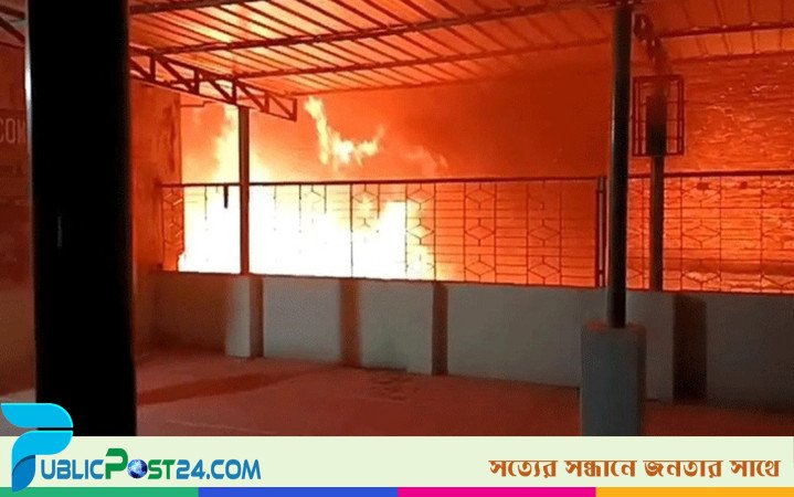 রাজশাহী নিউমার্কেটের কাঁচাবাজারে ভয়াবহ অগুন