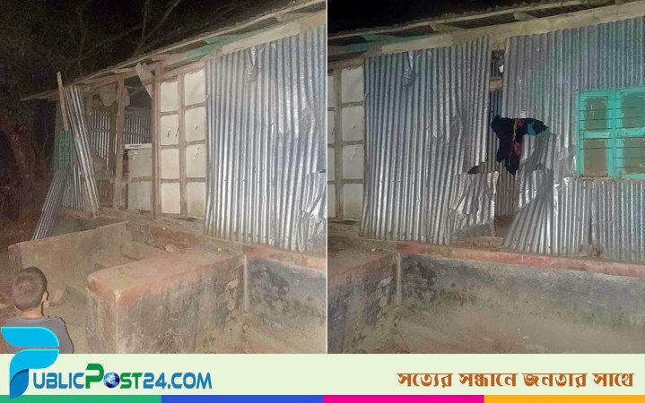 সালথায় দুপক্ষের সংঘর্ষ, ১৬ বাড়িঘর ভাঙচুর