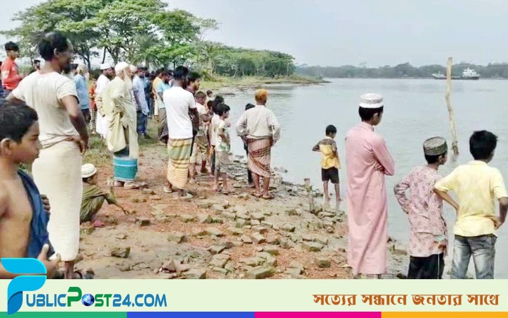 ঝালকাঠিতে লঞ্চের ধাক্কায় নৌকাডুবি, শিশু নিখোঁজ
