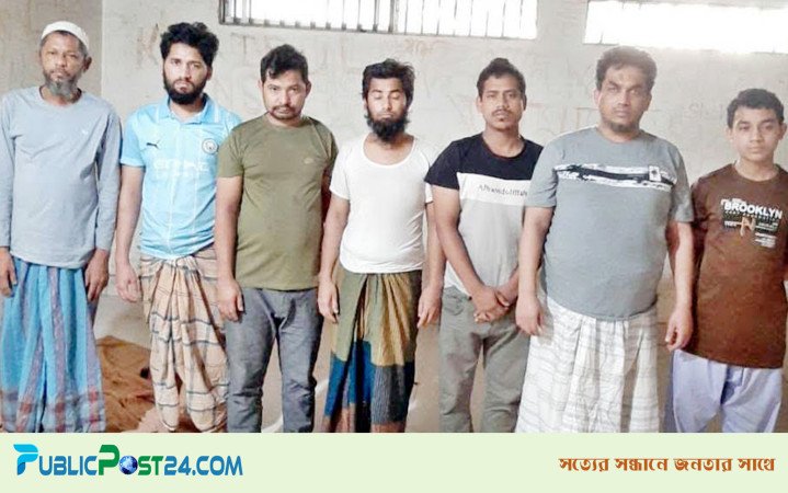 নারায়ণগঞ্জে আরাকান রোহিঙ্গা স্যালভেশন আর্মির ৬ সদস্য গ্রেপ্তার
