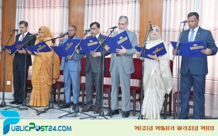পিএসসির ৭ সদস্যকে শপথ পড়ালেন প্রধান বিচারপতি