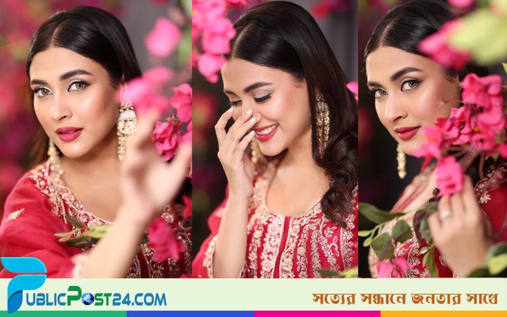 মিষ্টি হাসিতে ধরা দিলেন মেহজাবীন