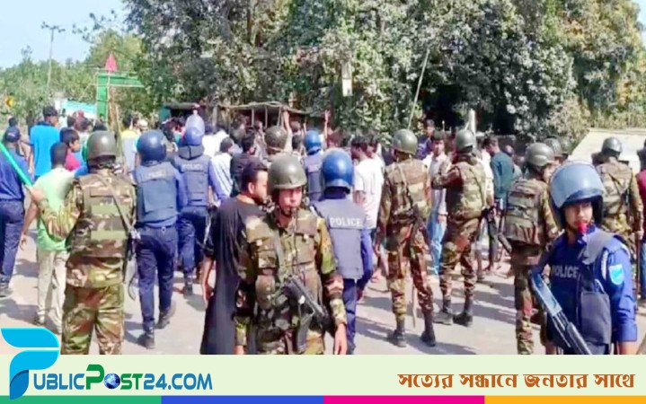 মাইকে ঘোষণা দিয়ে ৩ গ্রামবাসীর সংঘর্ষে বিএনপি নেতাসহ আহত ১৫