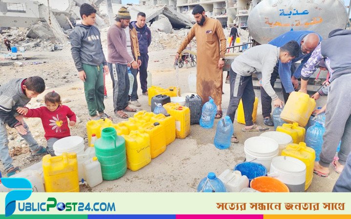 গাজায় পানি ও বিদ্যুৎ বন্ধ করার পরিকল্পনা করছে ইসরায়েল