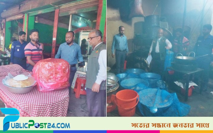 অস্বাস্থ্যকর পরিবেশে খাদ্য পণ্য উৎপাদন, জরিমানা