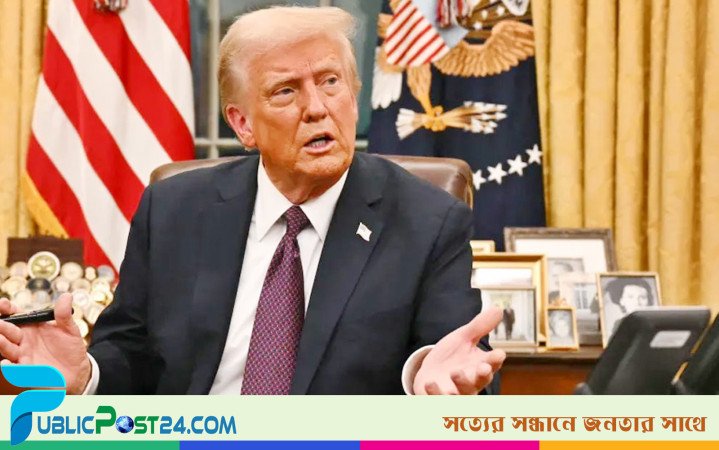 ফিলিস্তিনপন্থী বিদেশি শিক্ষার্থীদের ফেরত পাঠানোর হুঁশিয়ারি ট্রাম্পের