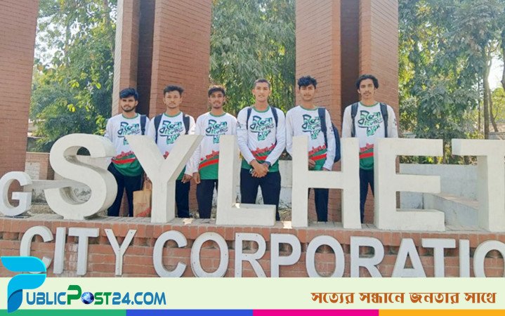 হেঁটে খাগড়াছড়ি থেকে সিলেটে ৬ বন্ধু