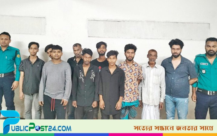 মোহাম্মদপুরে দিনভর অভিযানে গ্রেফতার ১২