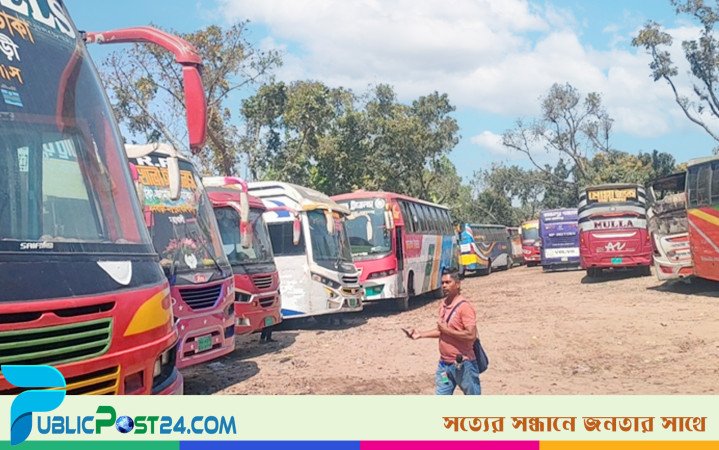 ৩৩ ঘণ্টা পর জামালপুরে গণপরিবহন ধর্মঘট প্রত্যাহার