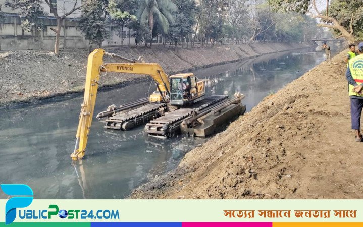 ডিএনসিসির ৬টি খালের খনন-পরিষ্কার কার্যক্রম চলছে