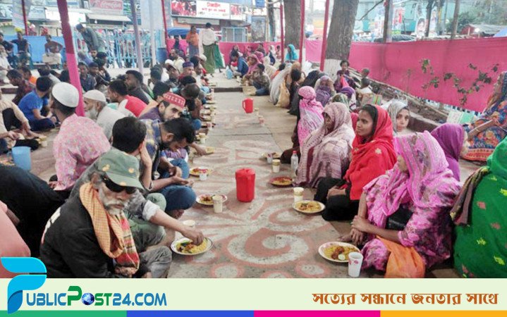 টাঙ্গাইলে মাসব্যাপী বিনামূল্যে উন্মুক্ত ইফতার