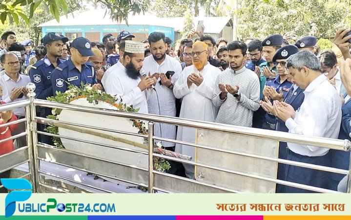 আবরার ফাহাদের কবর জিয়ারত করলেন উপদেষ্টা আসিফ