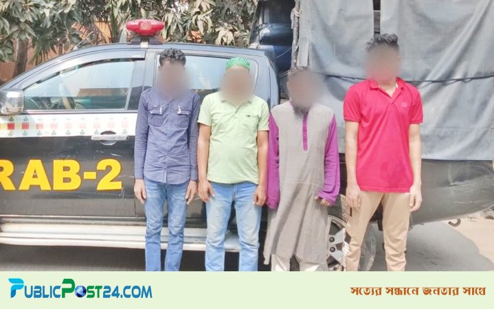 র‌্যাব পরিচয়ে ডাকাতি : তিন সহযোগীসহ মূলহোতা বিল্লু গ্রেপ্তার
