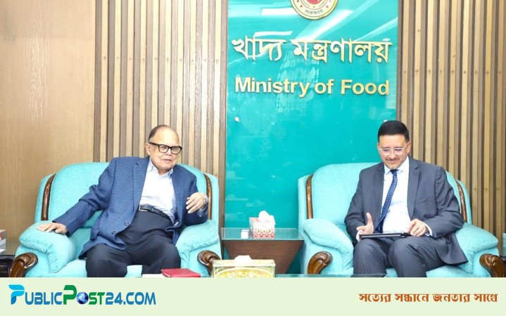 খাদ্য উপদেষ্টার সঙ্গে বিশ্ব ব্যাংকের প্রতিনিধিদলের সাক্ষাৎ