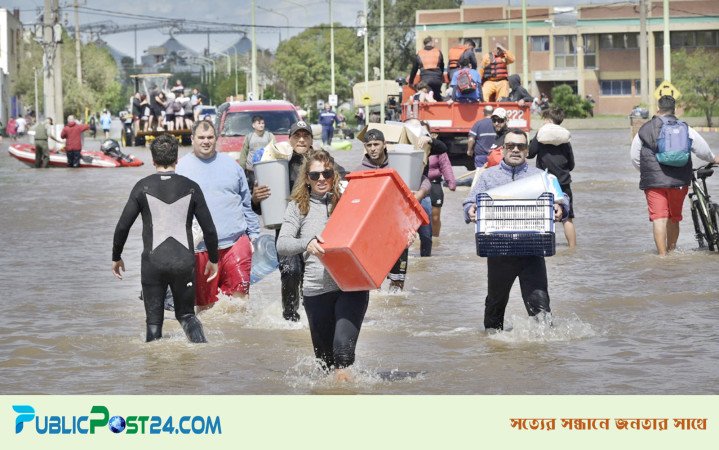 প্রচণ্ড ঝড়ের পর ভয়াবহ বন্যায় প্লাবিত আর্জেন্টিনার শহর, নিহত ১৩
