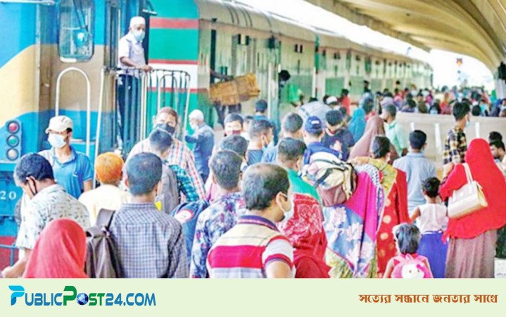 ঈদযাত্রায় ‘বিশেষ ট্রেন’ কমে হলো ৫ জোড়া