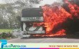 বরিশালগামী যাত্রীবাহী বাসে হঠাৎ আগুন